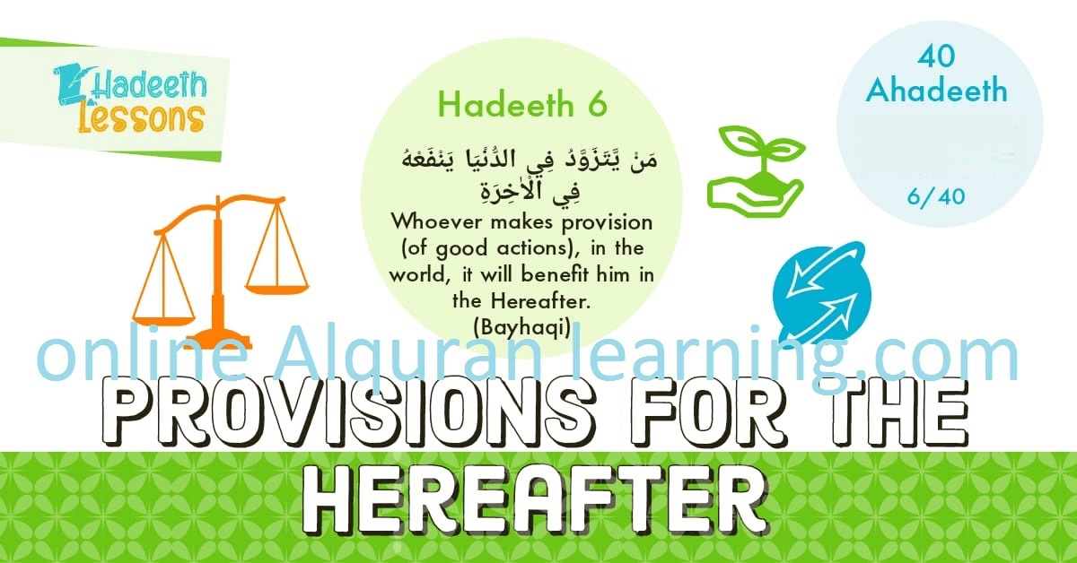 40 Hadith English 6 | Online AlQuran Learning