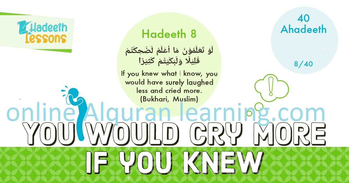 40 Hadith English 8 | Online AlQuran Learning