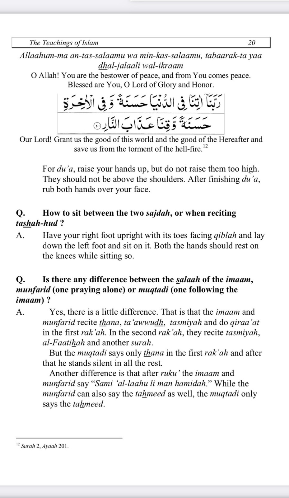 Taleem Ul Islam Part 1 Page 20