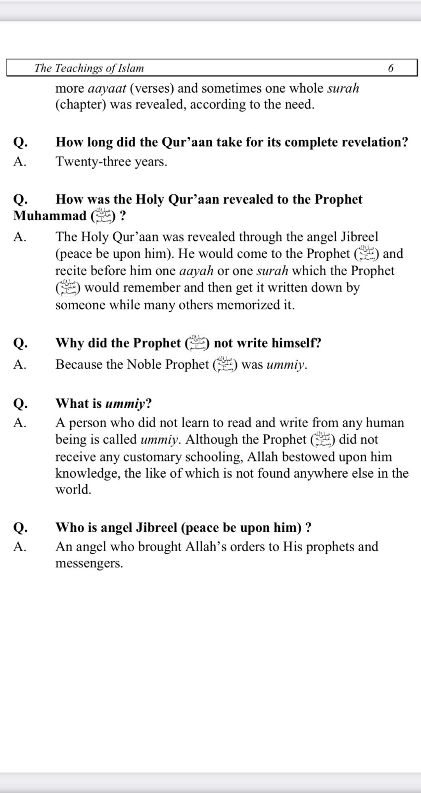 Taleem Ul Islam Part 1 Page 6