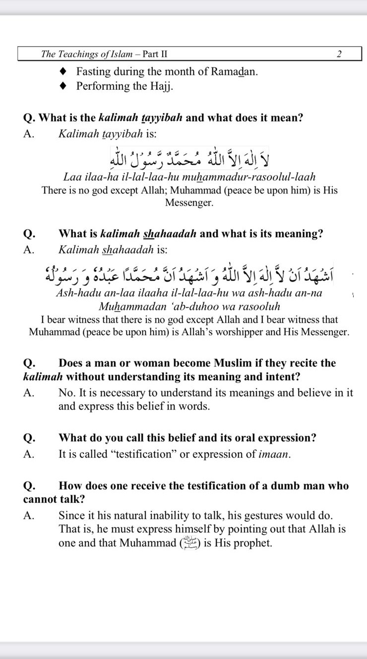Taleem Ul Islam Part 2 Page 2
