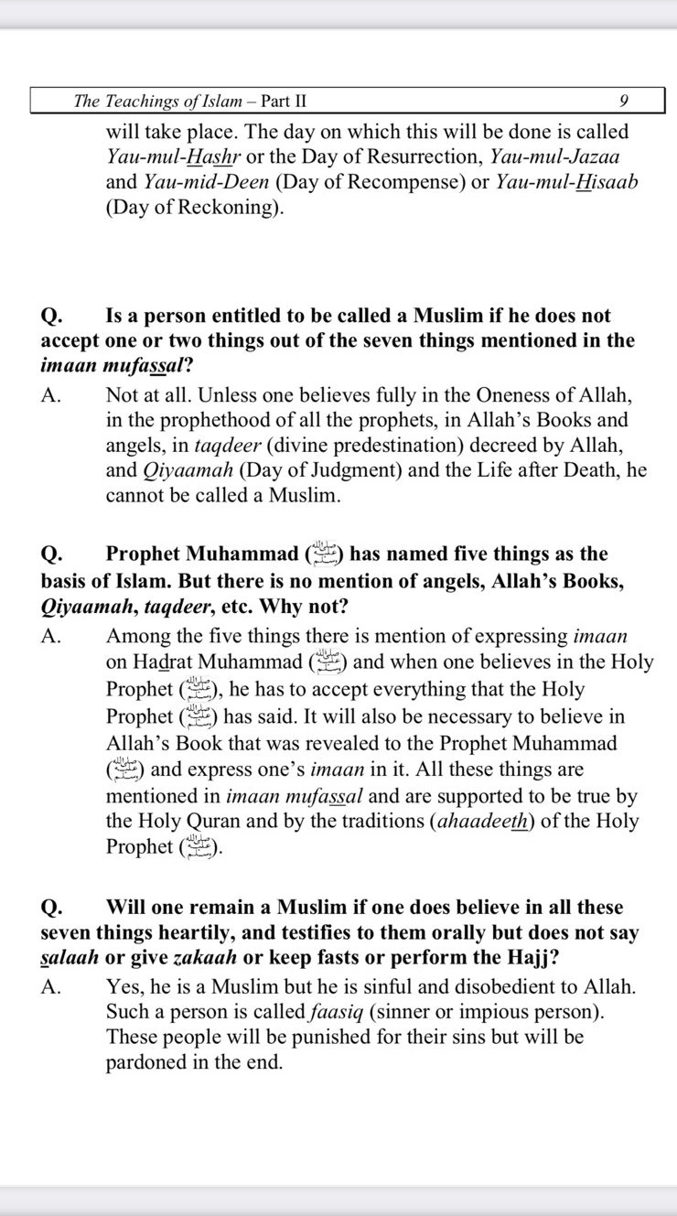 Taleem Ul Islam Part 2 Page 9