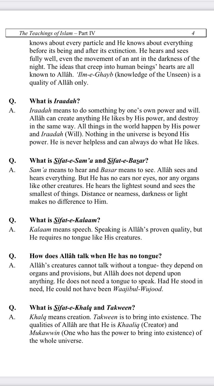 Taleem Ul Islam Part 4 Page 4